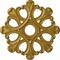 Ekena Millwork Angel Ceiling Medallion (Fits Canopies up to 4 3/8"), 20 7/8"OD x 3 5/8"ID x 1"P, Pharaohs Gold CM20ANPGS - alternate 1